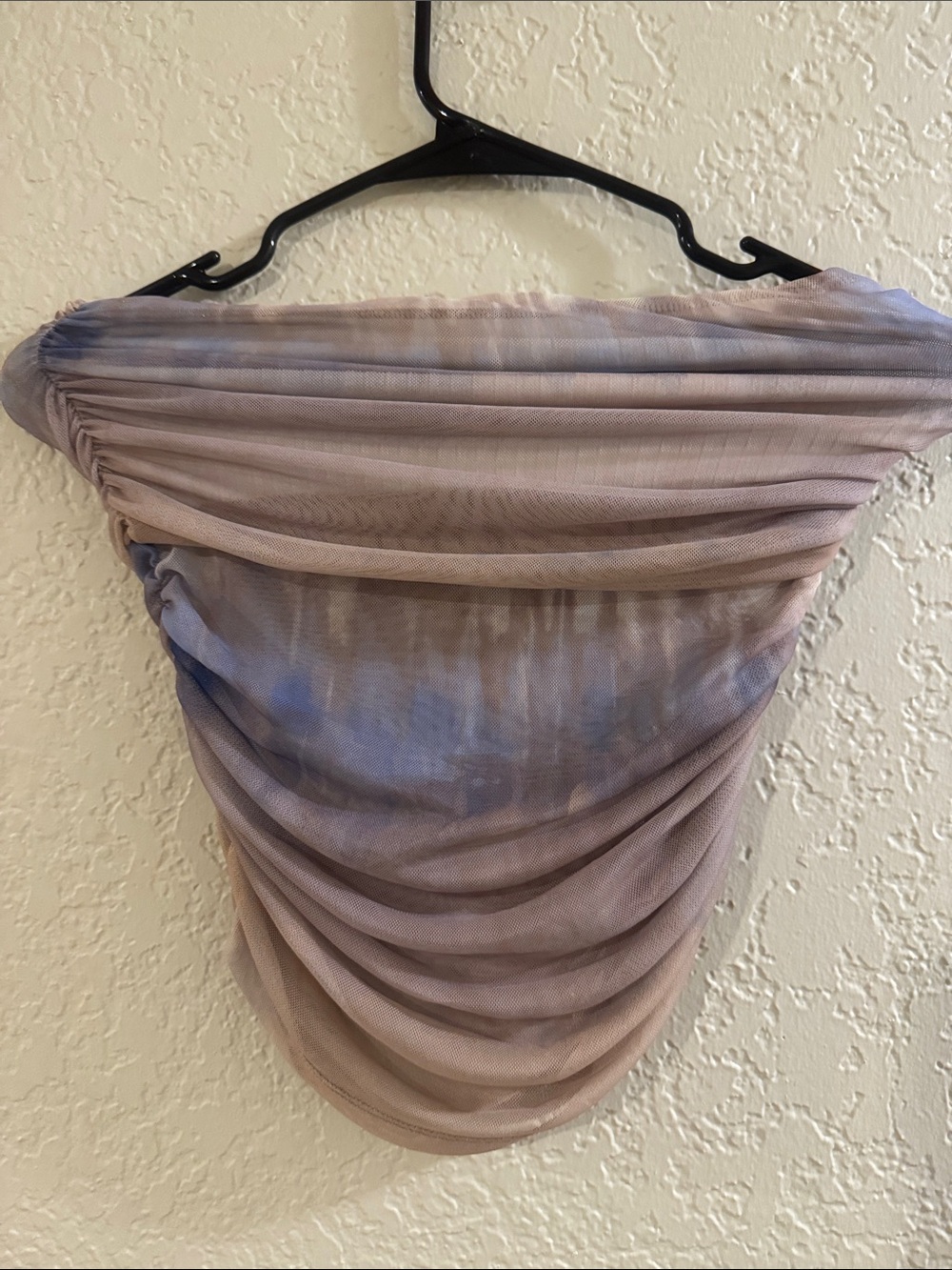 Ruched Off-Shoulder Camisole in Dusty Lavender